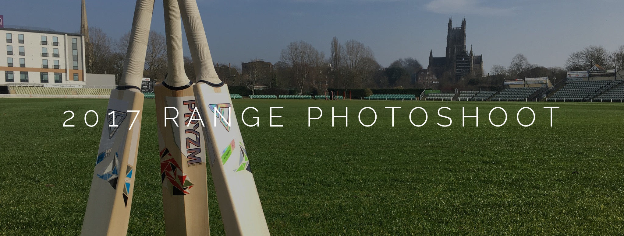 2017 PRYZM Cricket Range Photoshoot at Worcestershire County Cricket Club